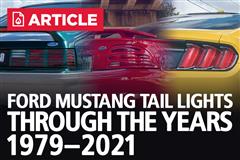 Ford Mustang Tail Lights Through The Years (1979-Present)