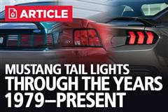 Ford Mustang Tail Lights Through The Years (1979-Present)
