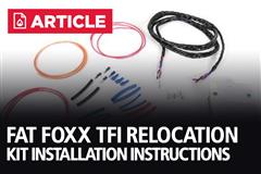 1986-93 Mustang FatFoxx TFI Module Relocation Kit Installation Instructions