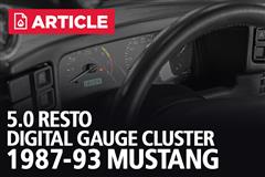Fox Body Mustang Digital Gauge Clusters | 5.0 Resto Product Highlight