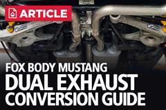 Fox Body Mustang Dual Exhaust Conversion Guide (1979-85)