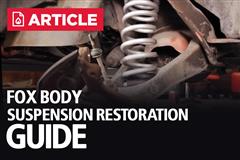 Fox Body Mustang Restoration Suspension Guide