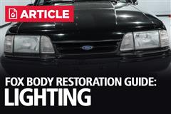 Fox Body Mustang Restoration Guide: Lighting