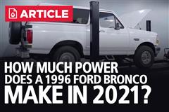 How Much Power Does A 1996 Ford Bronco Make In 2021?