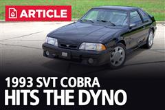 How Much Power Will A Factory 1993 Cobra Make?