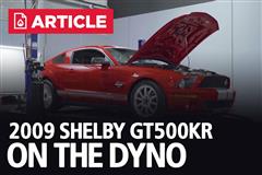 How Much Power Will A '09 Shelby GT500KR With 5,000 Miles Make?