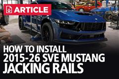 How to Install 2015-2026 Mustang Jacking Rails