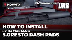 How To Install Fox Body Mustang Dash Pads - | 87-93