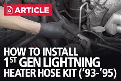 How To Install SVT Lightning Heater Hose Kit | 93-95