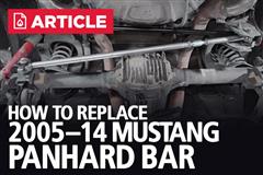 How to Replace S197 Mustang Panhard Bar | 05-14 Mustang