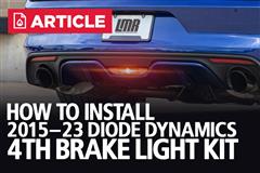 How To Install Diode Dynamics 4th Brake Light Kit | 2015-23 Mustang