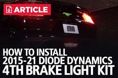 How To Install Diode Dynamics 4th Brake Light Kit | 2015-21 Mustang