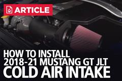 How To Install Mustang GT JLT Cold Air Intake | 2018-2022