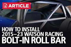 How To Install Mustang Roll Cage (15-23)