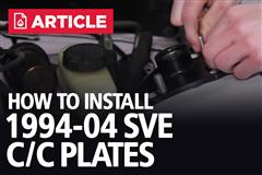 How To Install SVE Caster Camber Plates (94-04 All)