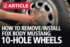 How To Remove, Clean, & Install Fox Body 10-Hole Wheel Center Caps