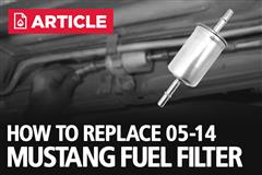 How To Replace Fuel Filter | 2005-14 Mustang