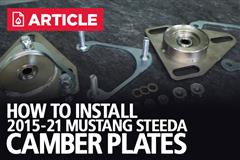 How To Install Mustang Camber Plates | 2015-2022