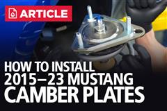 How To Install Mustang Camber Plates | 2015-2023