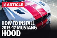How To Install 2015-2017 Mustang Hood