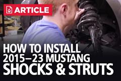 How To Install Mustang Shocks & Struts | 2015-2023