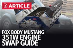 Mustang Fox Body 351W Engine Swap Guide