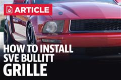 How To Install SVE Mustang Bullitt Grille (05-09)