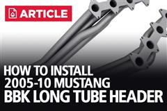 Mustang GT BBK Long Tube Headers & X-Pipe Install (05-10 4.6L)