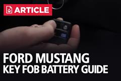Ford Mustang Key Fob Battery Guide