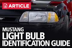 Mustang Light Bulb Identification Guide