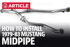 How To Install A Fox Body Mid Pipe 