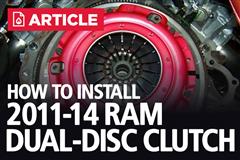 Mustang Ram Dual Disc Clutch Installation (11-14 5.0L)