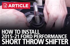 How To Install Mustang Short Throw Shifter (15-22)