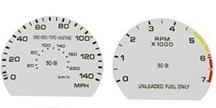 Mustang Speedometer Gauge Overlay Kits