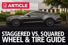 Mustang Staggered vs Squared Wheel and Tire Guide