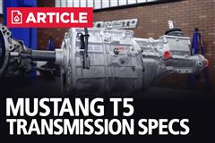 Mustang T5 Transmission Specs