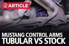 Mustang Control Arms | Tubular vs Stock