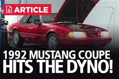 Period Correct Mods! 1992 Fox Body Mustang Coupe Dyno!