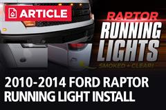 Gen 1 Raptor Running Light Swap