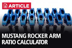 Rocker Arm Ratio Calculator