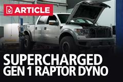 Roush Supercharged 2012 Gen 1 Ford Raptor on the Dyno
