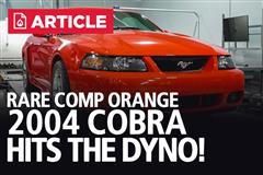 RARE, IMMACULATE, & STOCK Competition Orange 2004 Cobra Dyno!