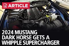 2024 Mustang Dark Horse Supercharger Dealer Install Process