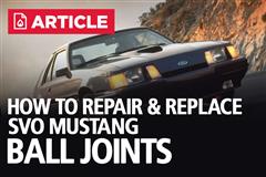 SVO Ball Joint and Control Arm Alternative Replacement Options
