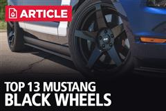 Top 13 Mustang Black Wheels