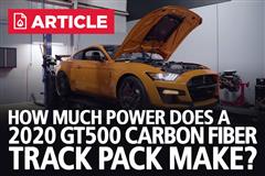 Twister Orange 2020 GT500 Carbon Fiber Track Pack Dyno