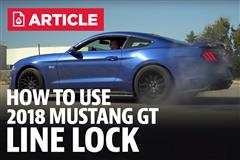 How To Use The Line Lock On A 2018 Mustang GT