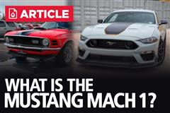 What Is A Mach 1 Mustang?