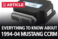 What is a Mustang CCRM?