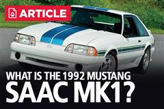 What Is The 1992 Ford Mustang SAAC MK 1